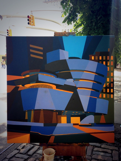 Guggenheim 5 Painting Process Borbay