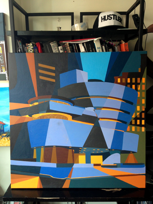 Guggenheim 5 Painting Process Borbay