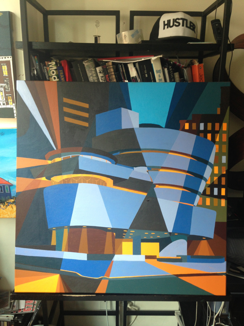 Guggenheim 5 Painting Process Borbay