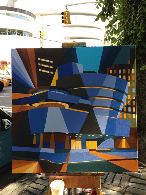 Guggenheim 5 Painting Process Borbay