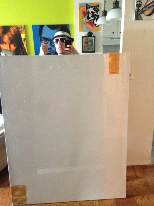 Africascape Painting Process by Borbay