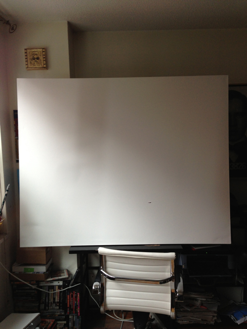 Africascape Painting Process by Borbay