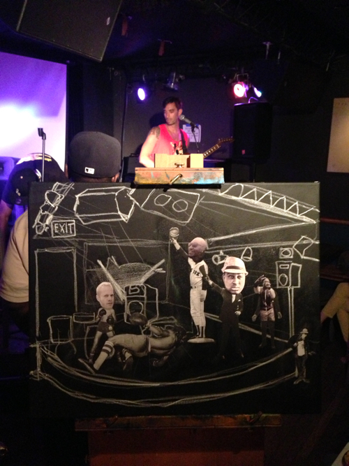 Sidewalk Cafe Hip Hop Action by Borbay