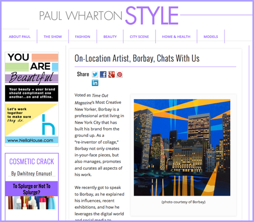 Paul Wharton Interview With Borbay