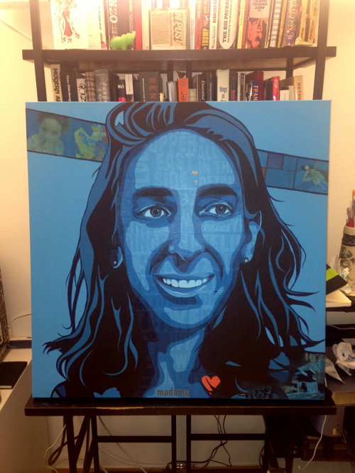 Deborah Paul Portrait Painting Process by Borbay