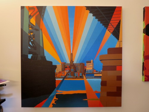 Domino Sugar Factory Painting Process by Borbay