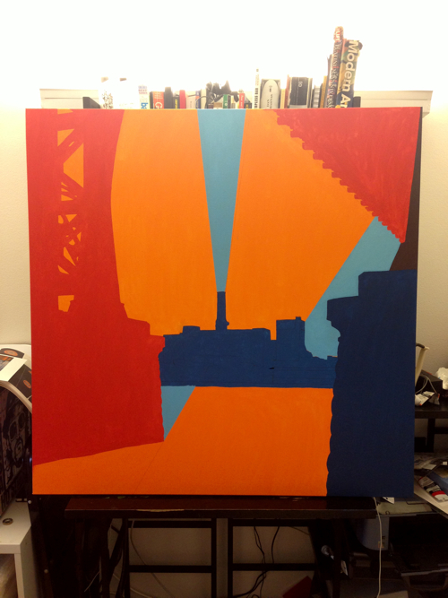 Domino Sugar Factory Painting Process by Borbay