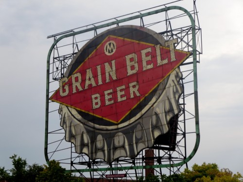 Grain Belt Sign Photograph by Borbay
