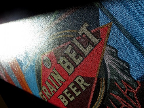 Grain Belt Sign Painting Process by Borbay