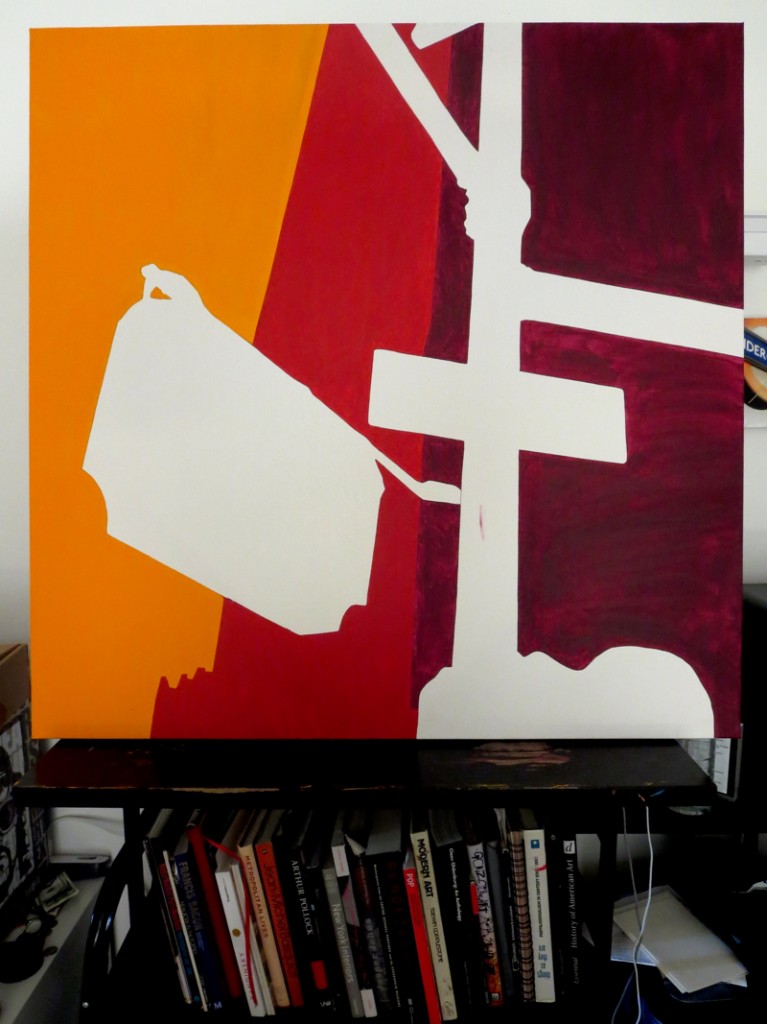 Neil's Coffee Shop Painting Process by Borbay