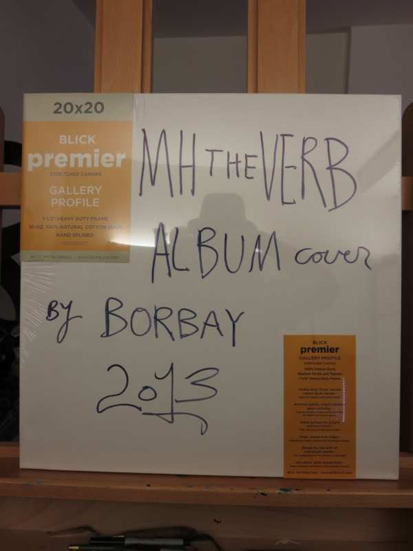 The Balloon Guide Album Cover Painting Process by Borbay