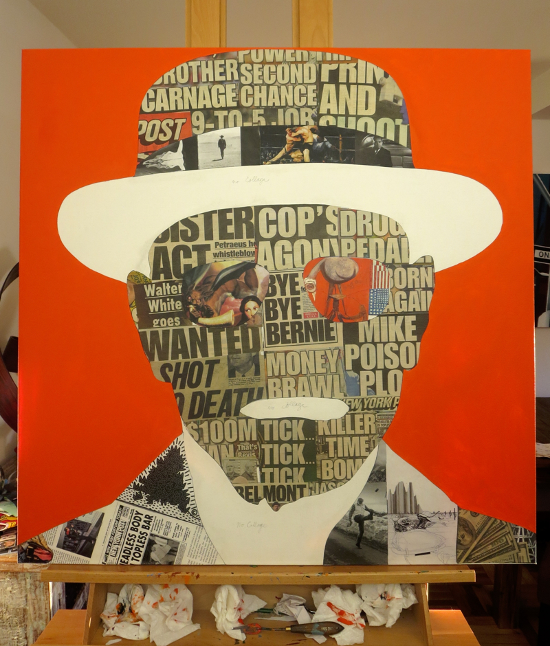 Walter White Painting Process by Borbay