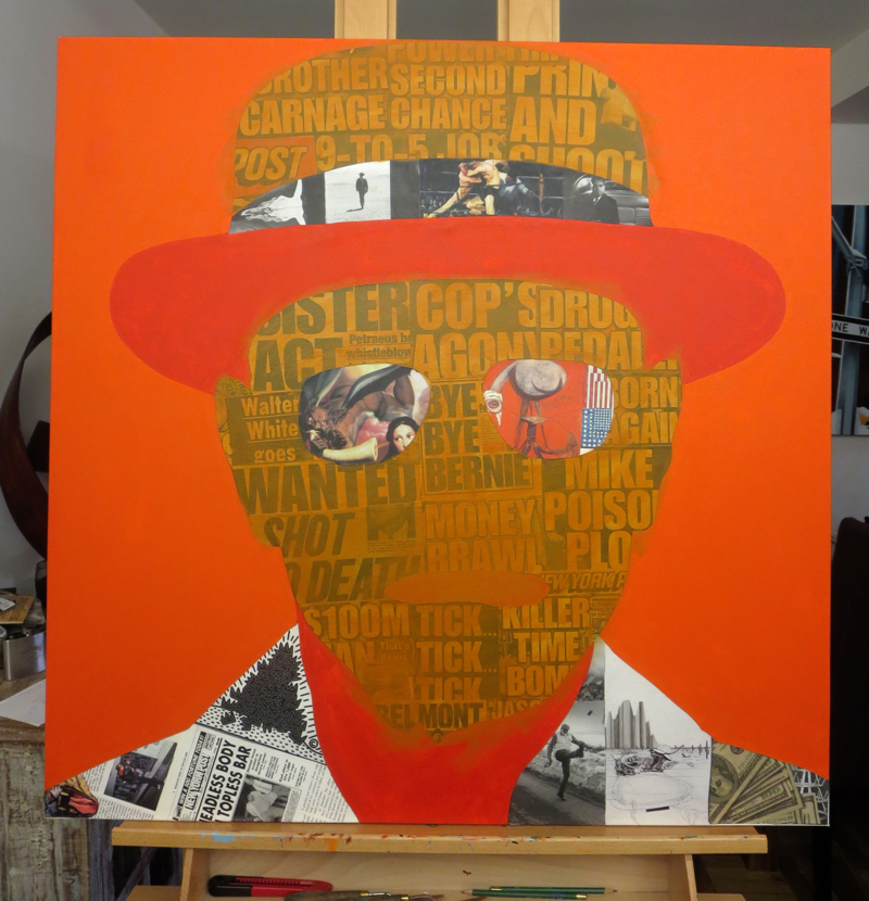 Walter White Painting Process by Borbay