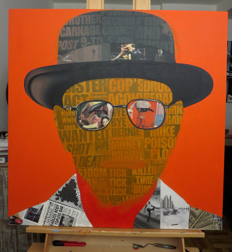 Walter White Painting Process by Borbay