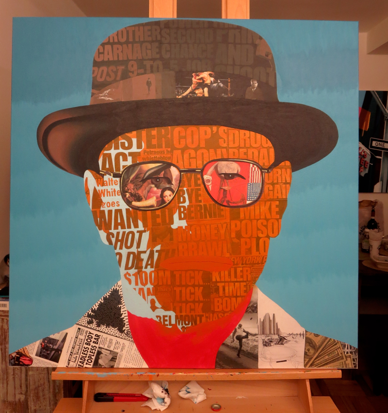 Walter White Painting Process by Borbay