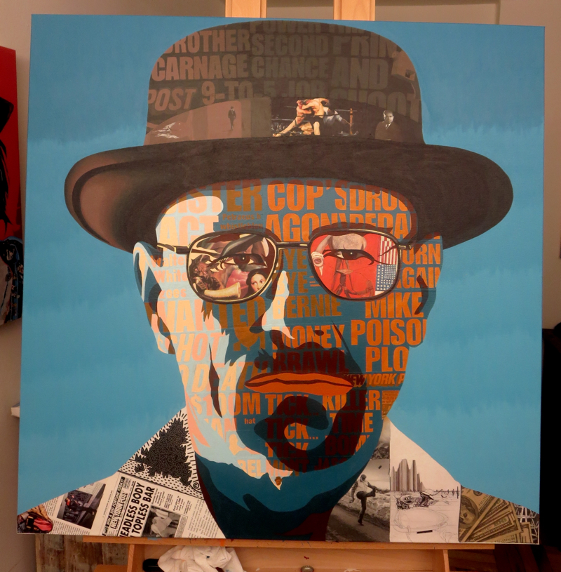 Walter White Painting Process by Borbay