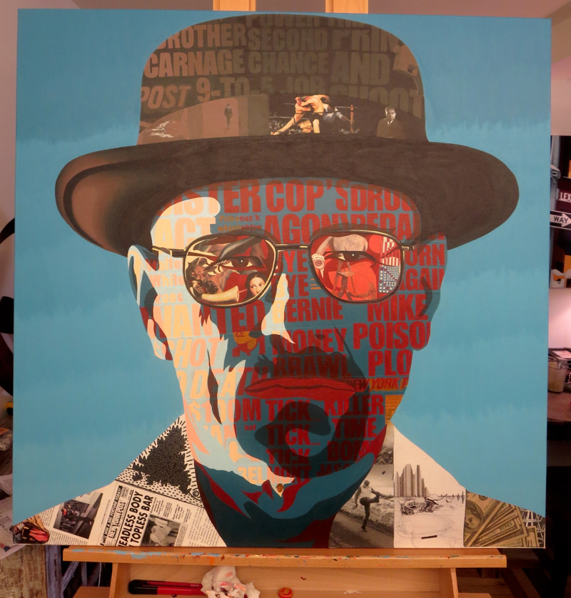 Walter White Painting Process by Borbay