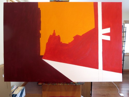 55W11TH Street Painting Process by Borbay