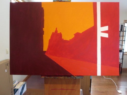 55W11TH Street Painting Process by Borbay