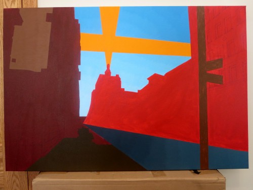 55W11TH Street Painting Process by Borbay