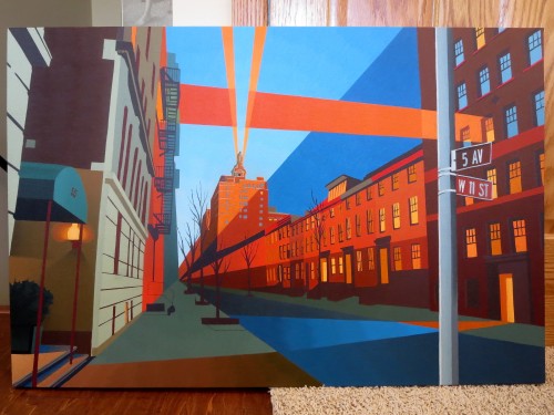 55W11TH Street Painting Process by Borbay