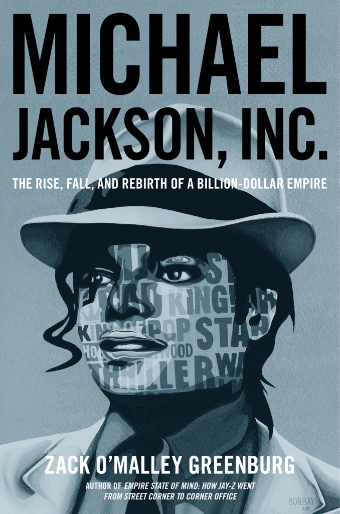 Michael Jackson, Inc. Book Cover — Painting by Borbay — Design by Anna Dorfman