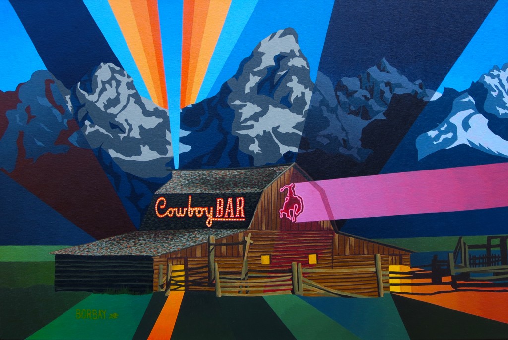 Mormon Row Cowboy Barn by Borbay