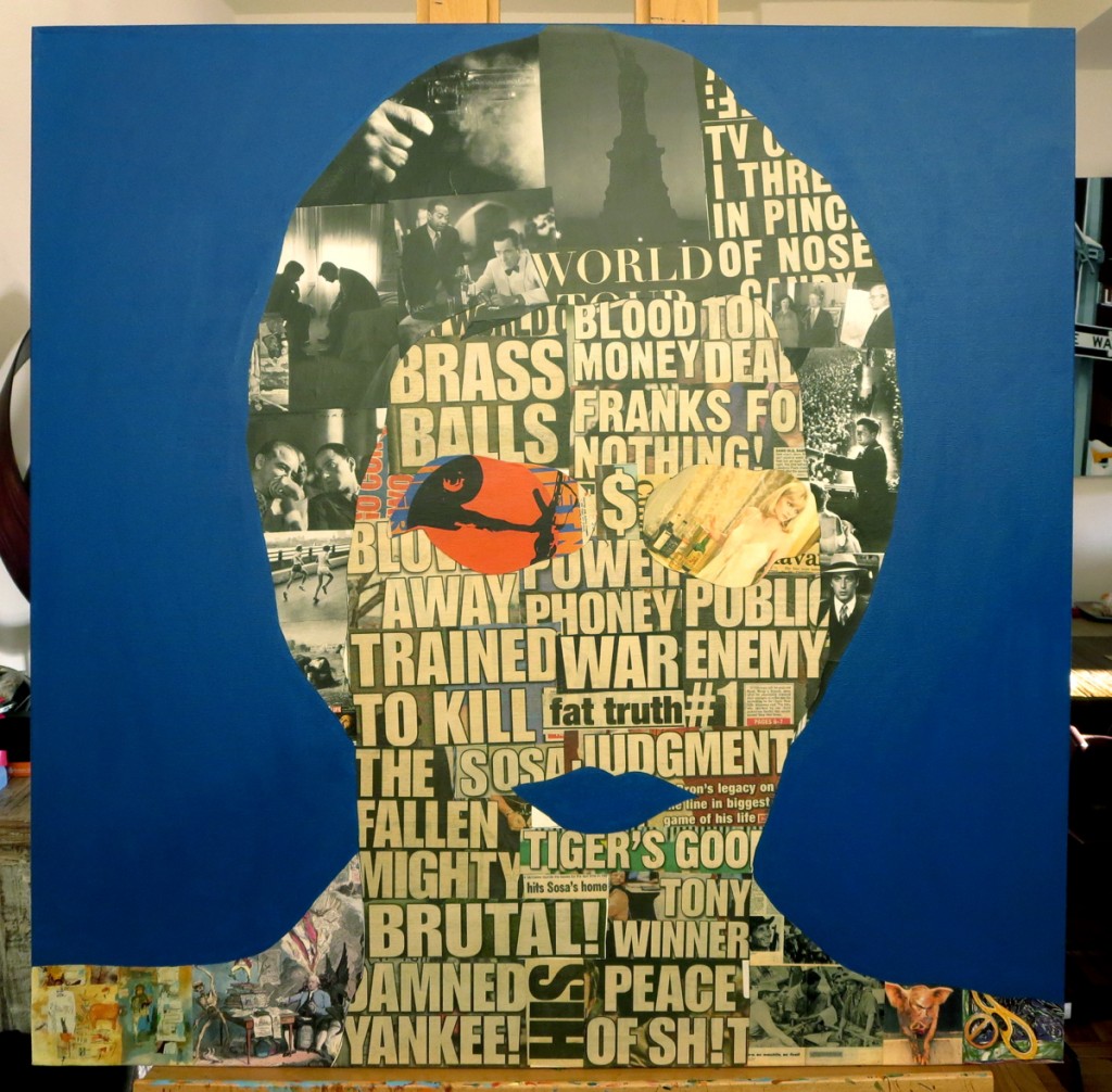 Tony Montana Al Pacino Scarface Painting Process by Borbay