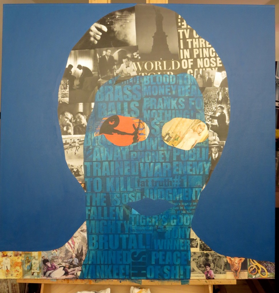 Tony Montana Al Pacino Scarface Painting Process by Borbay