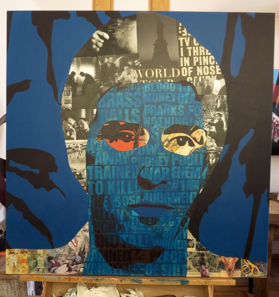 Tony Montana Al Pacino Scarface Painting Process by Borbay