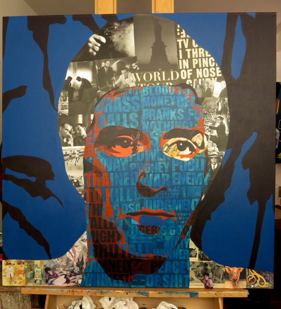 Tony Montana Al Pacino Scarface Painting Process by Borbay