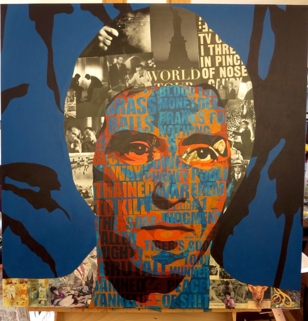 Tony Montana Al Pacino Scarface Painting Process by Borbay