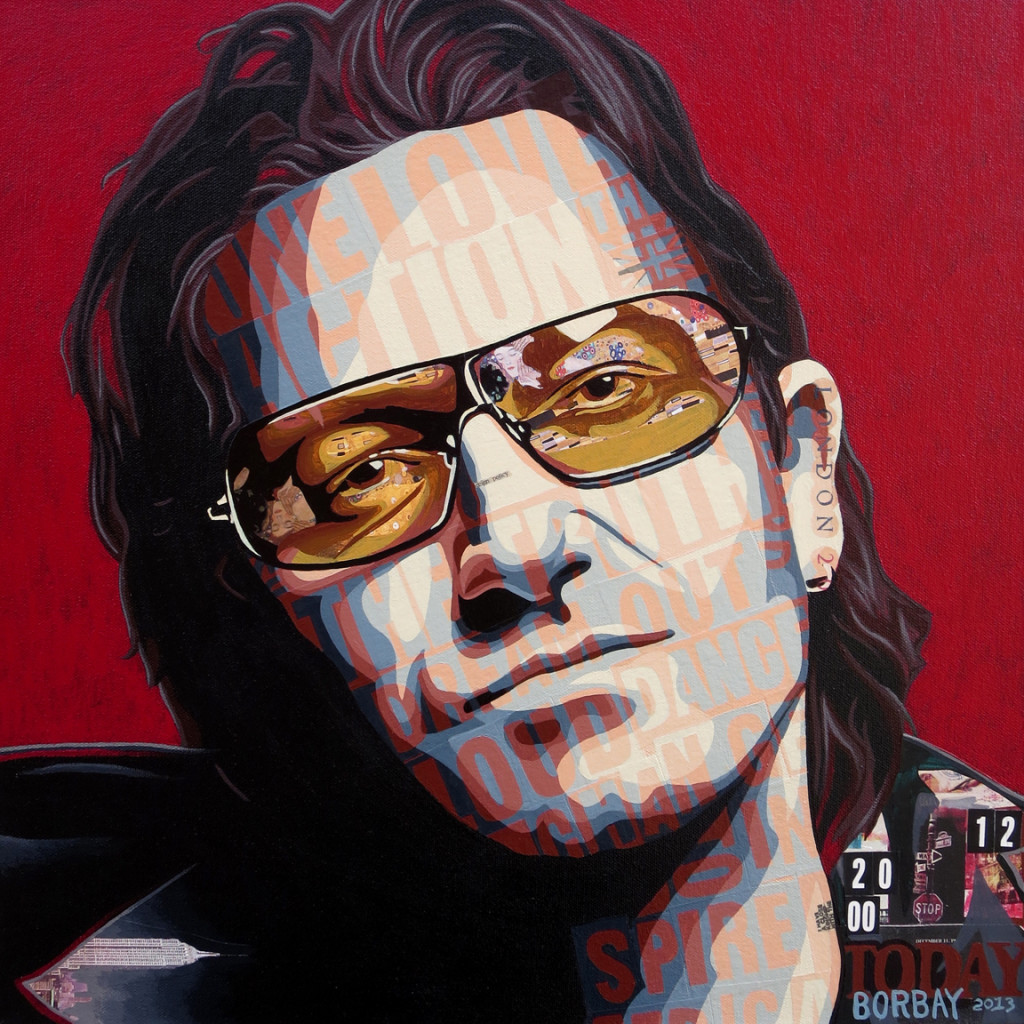Bono Painting by Borbay