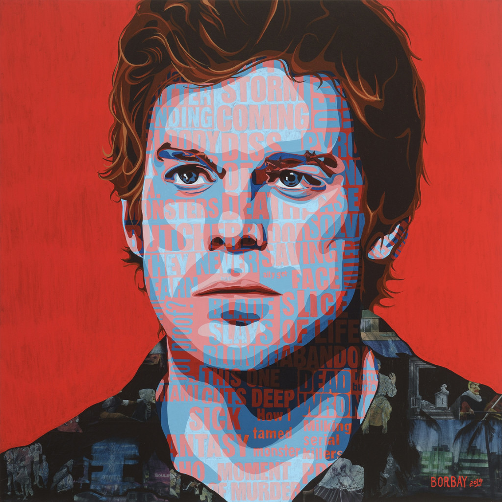 Michael C. Hall as Dexter Morgan Painting by Borbay