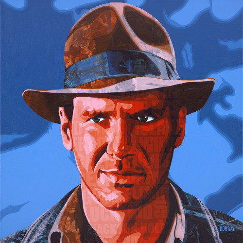 Harrison Ford as Indiana Jones by Borbay - BORBAY Harrison Ford as Indiana Jones by Borbay