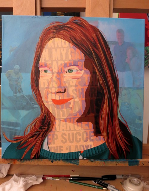 Samantha Niemi Portrait Painting Process by Borbay