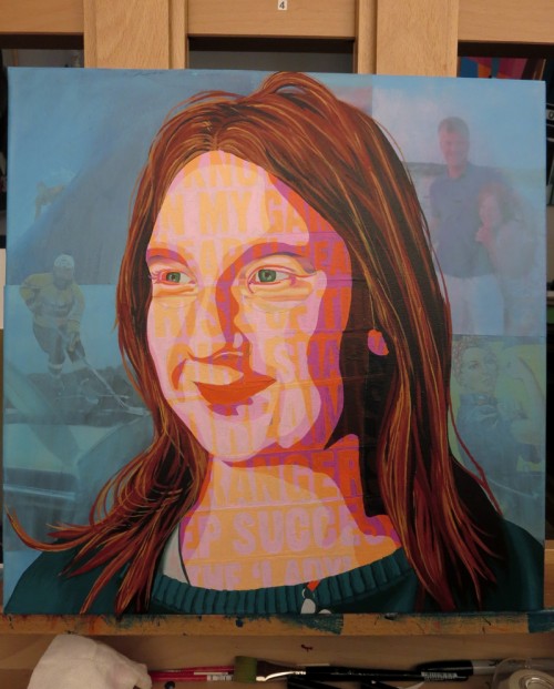 Samantha Niemi Portrait Painting Process by Borbay