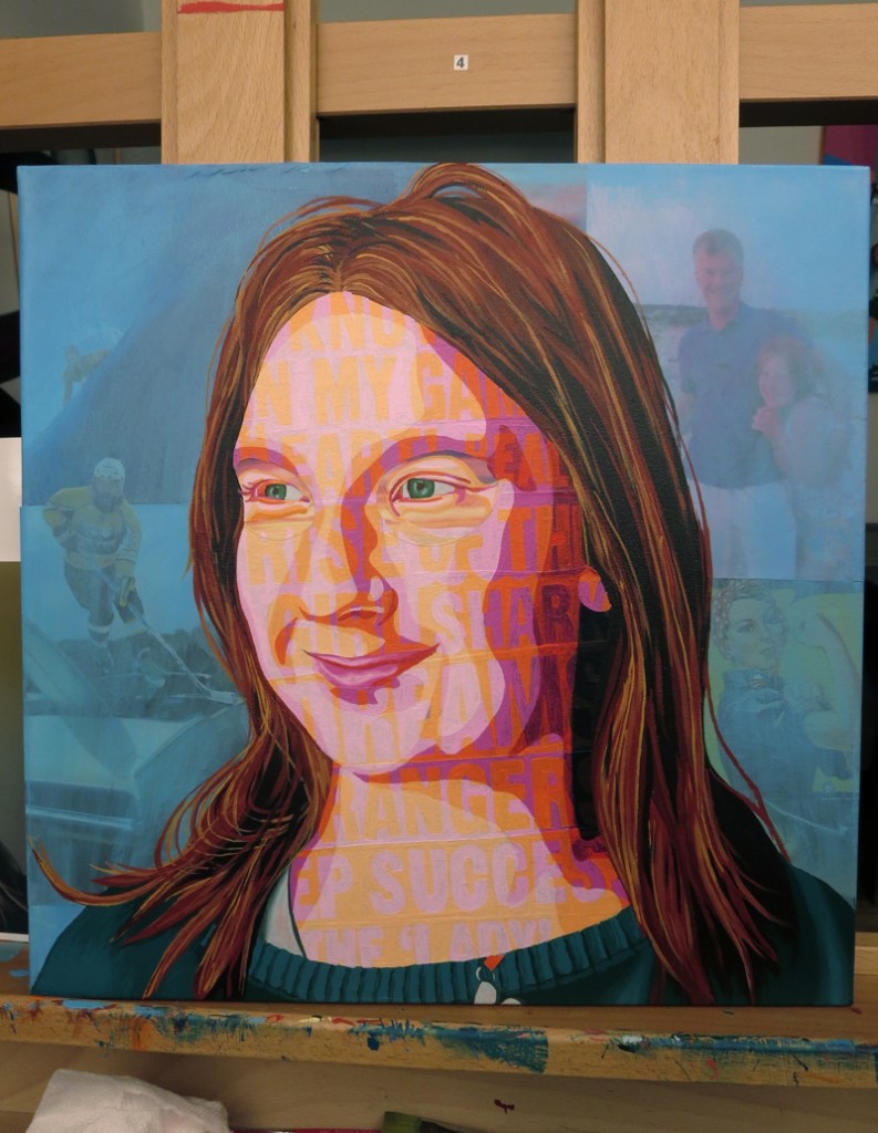 Samantha Niemi Portrait Painting Process by Borbay