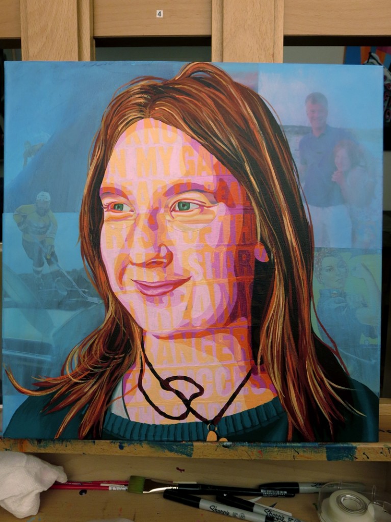 Samantha Niemi Portrait Painting Process by Borbay
