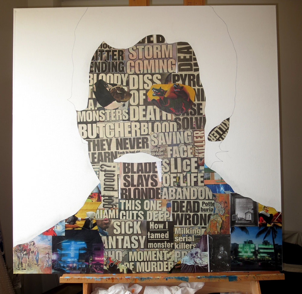 Painting Process of Dexter Morgan by Borbay