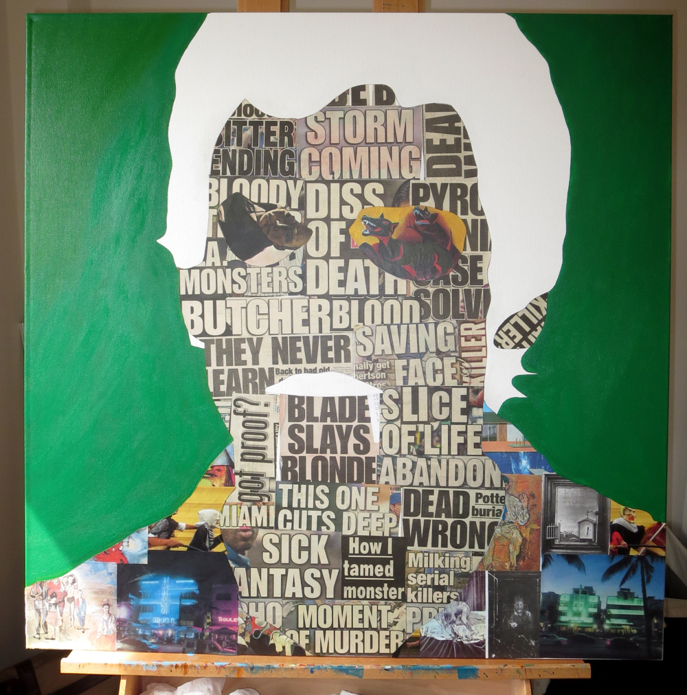 Painting Process of Dexter Morgan by Borbay