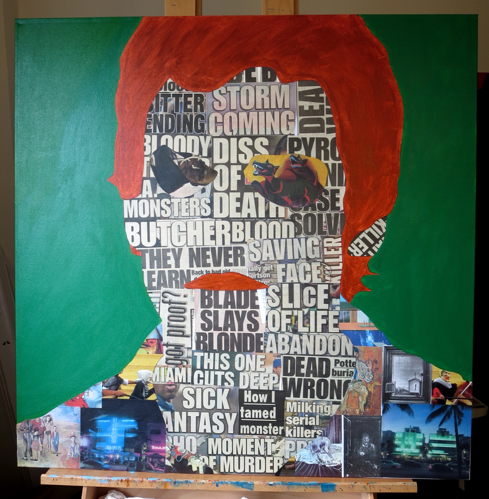 Painting Process of Dexter Morgan by Borbay