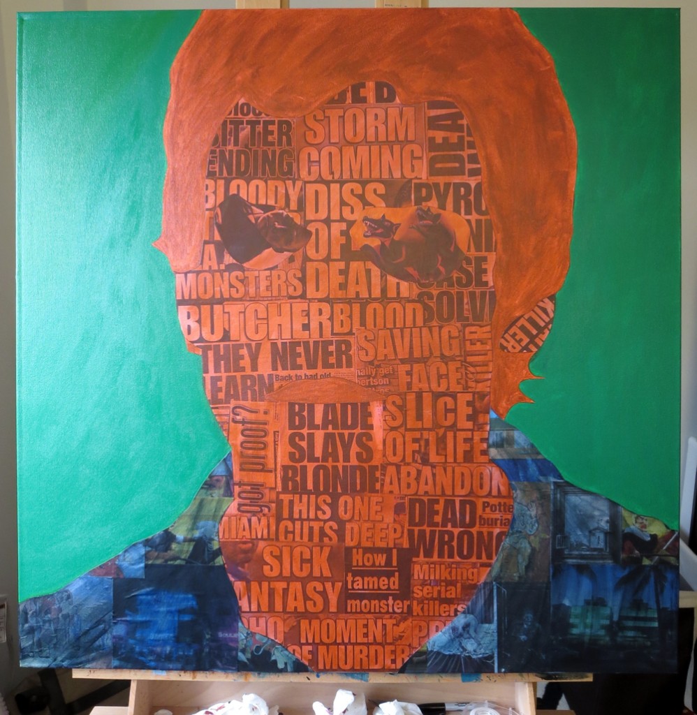 Painting Process of Dexter Morgan by Borbay