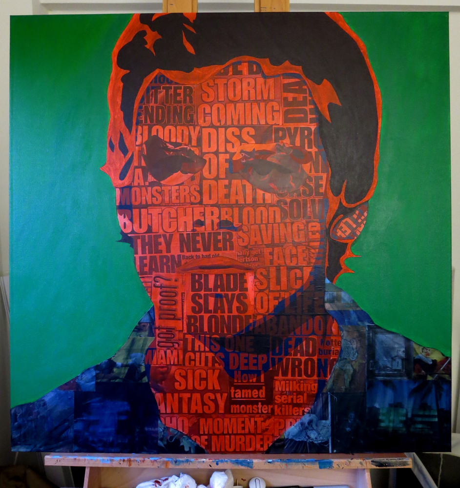 Painting Process of Dexter Morgan by Borbay
