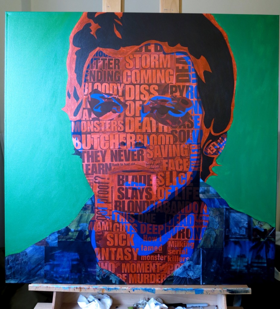 Painting Process of Dexter Morgan by Borbay