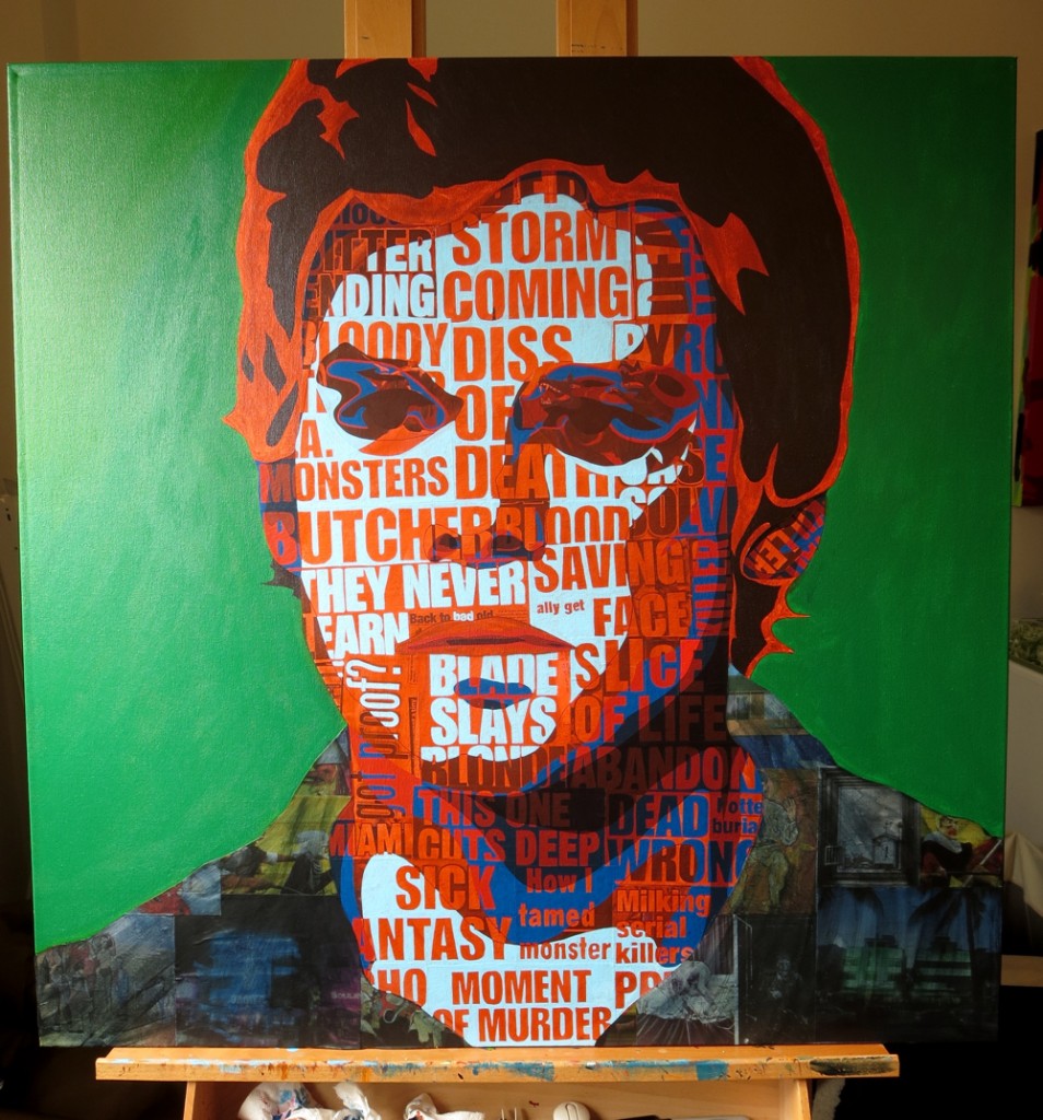 Painting Process of Dexter Morgan by Borbay