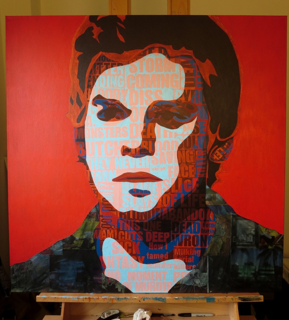Painting Process of Dexter Morgan by Borbay