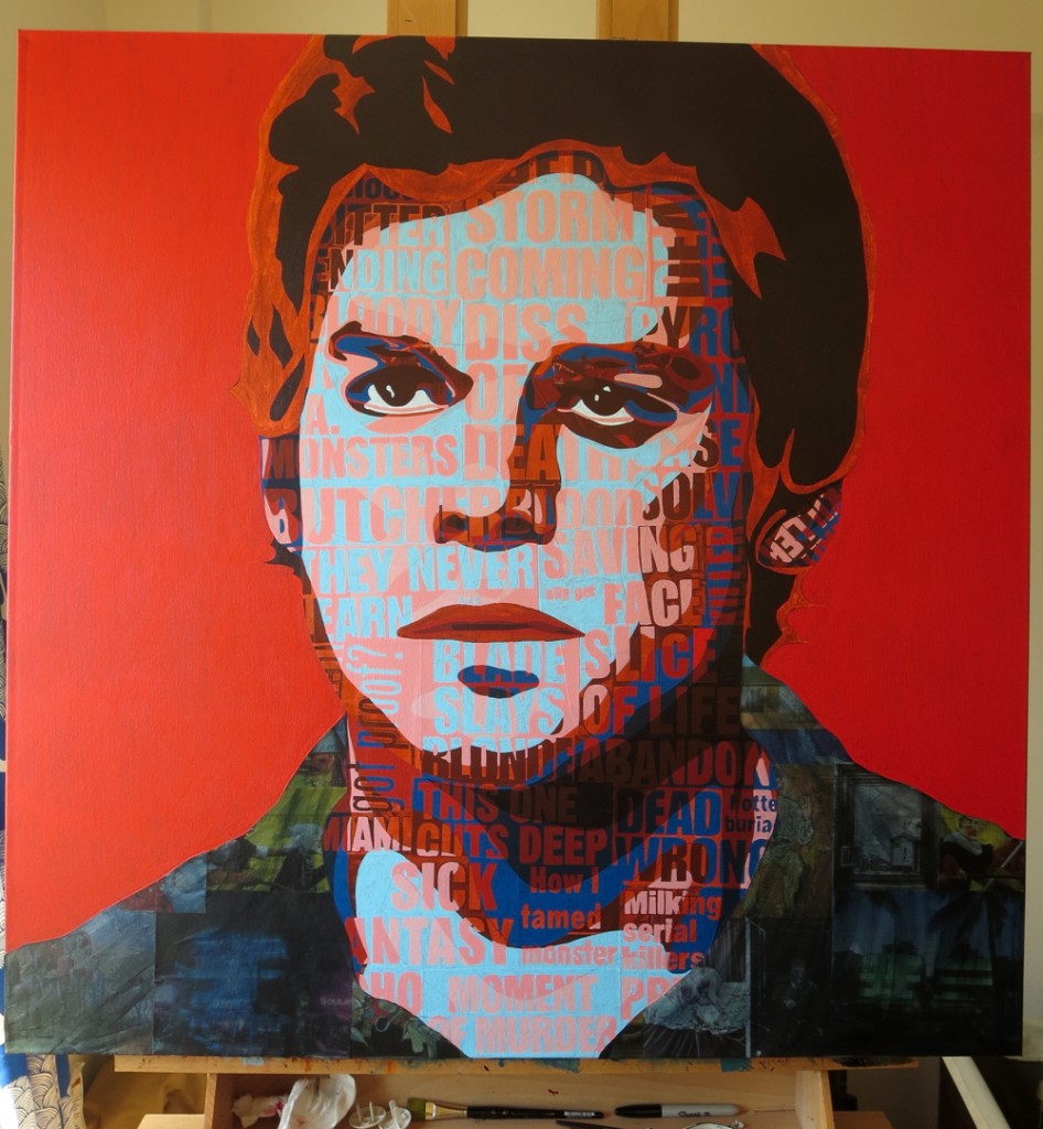 Painting Process of Dexter Morgan by Borbay