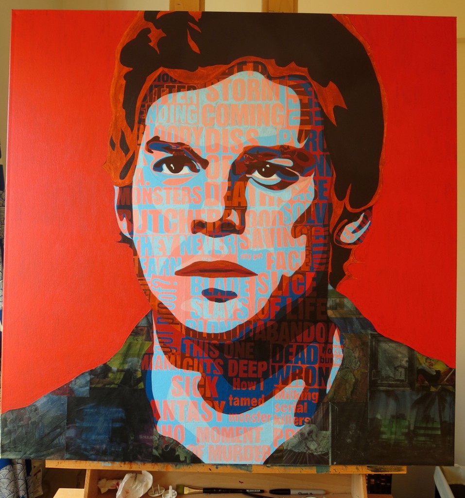 Painting Process of Dexter Morgan by Borbay