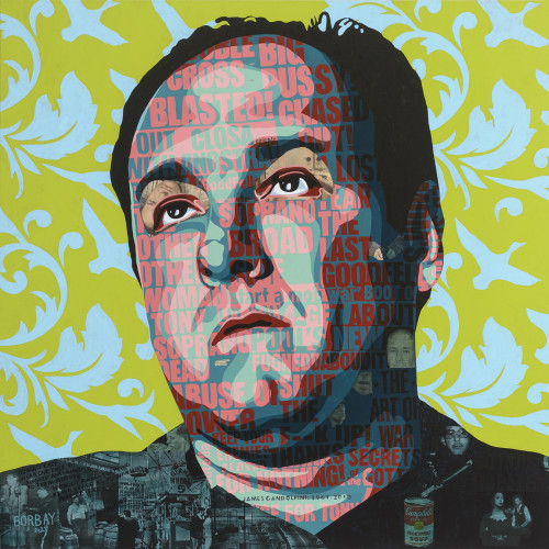 James Gandolfini as Tony Soprano Painting by Borbay